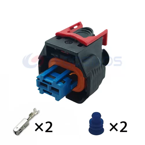 Waterproof IP66 Copper Wire Harness Nozzle Pressure Sensor Plug for Car 2-Pin Female with Nylon ABS Housing 1928405521 - image 3